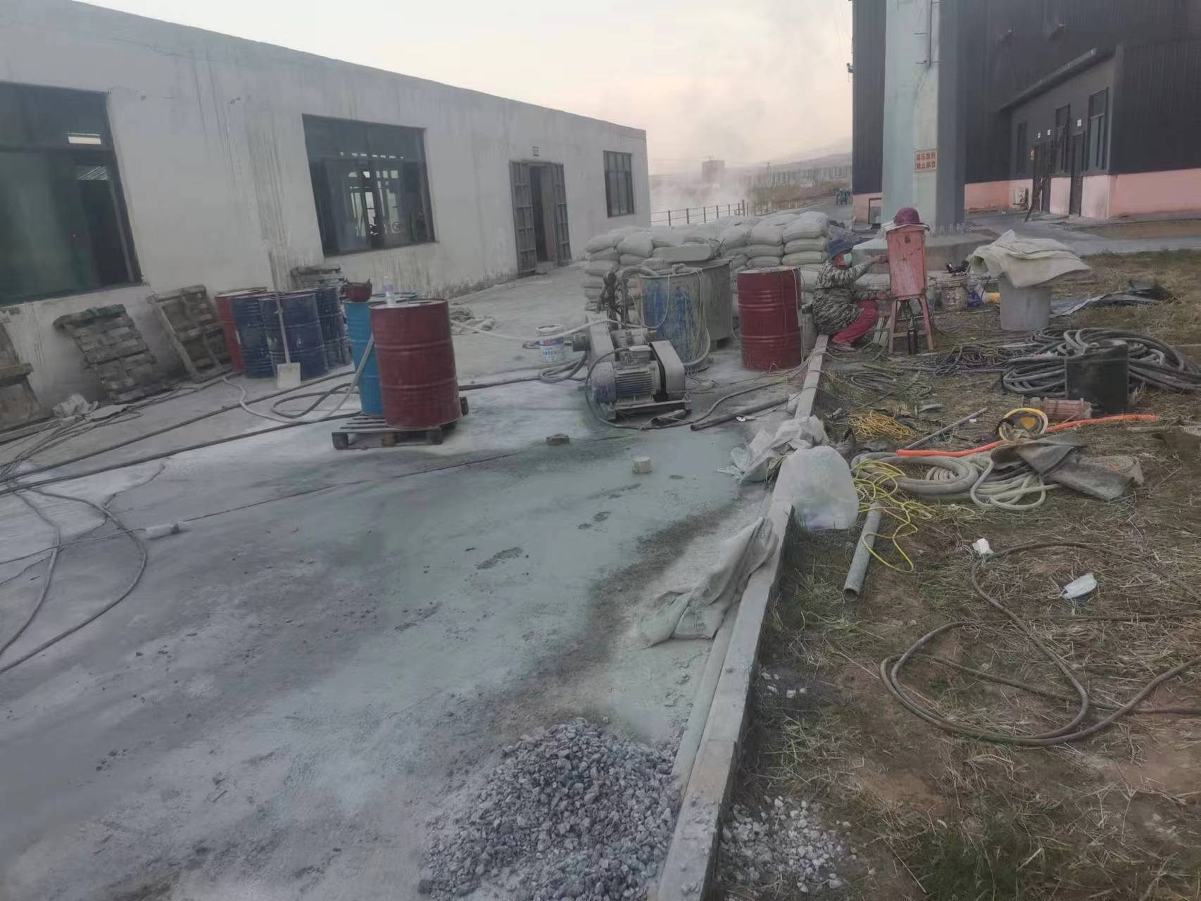 杨林尾镇厂房地基沉降注浆
